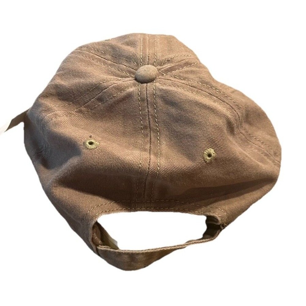 Vuori Unisex Spell out Logo Ball Cap Tan One Size Adjustable NWT Cotton NWT - Picture 2 of 4